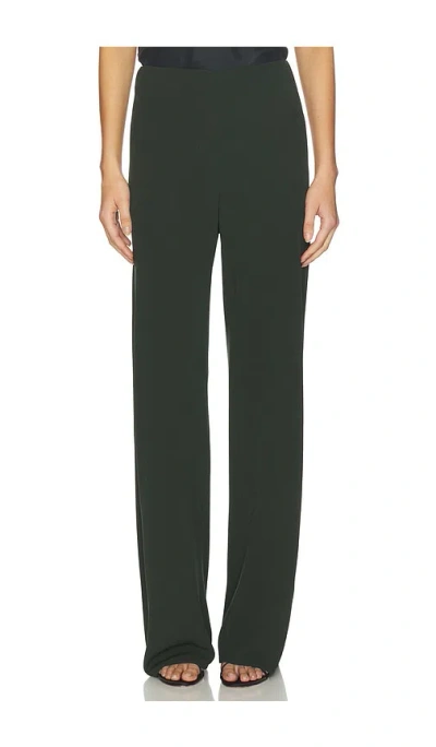 Vince High Waist Bias Pant In Green