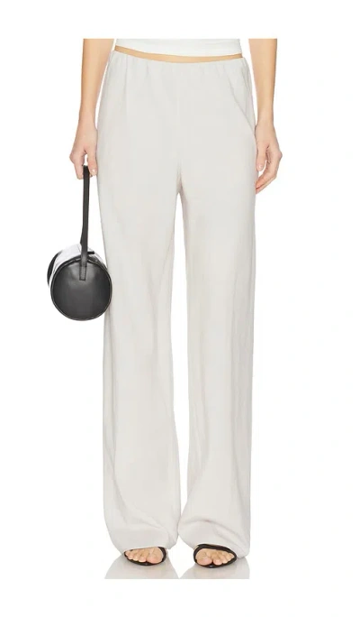 Vince High Waist Bias Pant In Ivory
