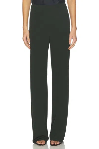 Vince High Waist Biased Pant In Verde In Green
