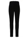 Vince High Waist Cigarette Pant In Black