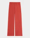 Vince High-waist Cotton Bias Pants