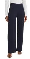 Vince High Waist Crepe Biased Pants Coastal In Coastal