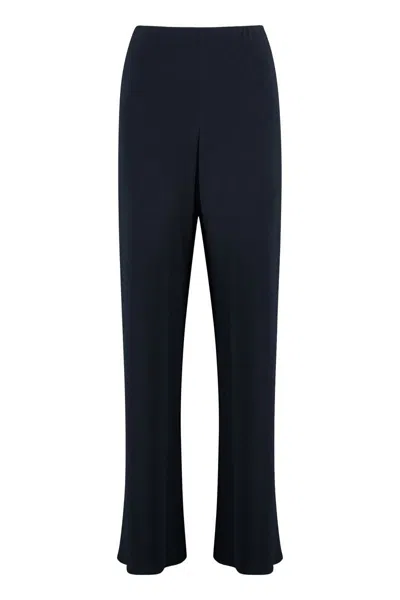 VINCE VINCE HIGH-WAIST CRÊPE TROUSERS