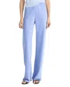 Vince Fluid Bias-cut Crushed Satin Pants In Dark Pacific