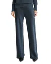 Vince Fluid High Waist Straight Leg Pants In Dark Tide