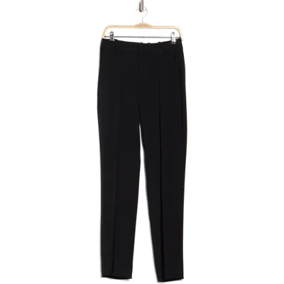 Vince High Waist Pleated Pants In Black
