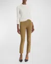 Vince Straight Leg Ankle Pants In Oak Wood