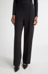 Vince High Waist Wide Leg Pants In Black