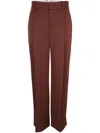 Vince Wide Leg Satin Pants In Dk Rosewood 502