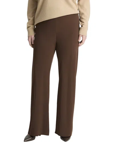 Vince High Waisted Bias Pant In Brown