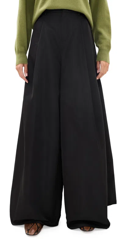 Vince High Waisted Evening Pants Black