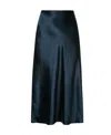Vince High Waisted Skirt In Black