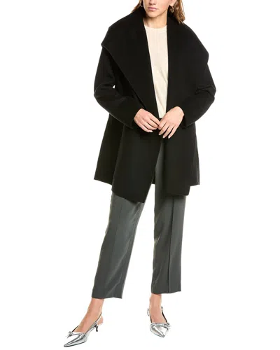 VINCE HOODED WOOL-BLEND CAR COAT 