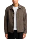 Vince Houndstooth Overshirt Jacket Jackets Brown In Multi