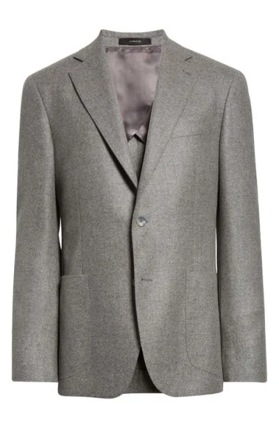 Vince Iker Slim Fit Cashmere Sport Coat In Pearl Grey
