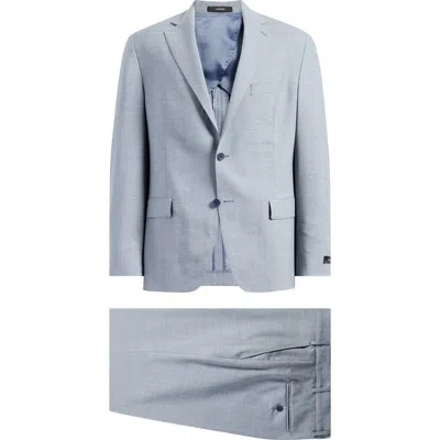 Vince Ives Regular Fit Stretch Wool Suit In Blue