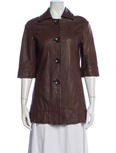 Pre-owned Vince Jacket In Brown