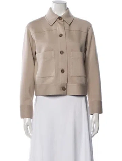 Pre-owned Vince Jacket In Neutral
