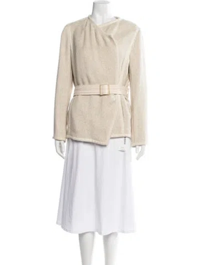 Pre-owned Vince Jacket In Neutral