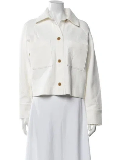 Pre-owned Vince Jacket In White