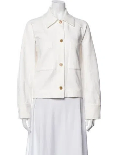 Pre-owned Vince Jacket In White
