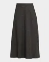 Vince Jaspe A-line Skirt In Gray