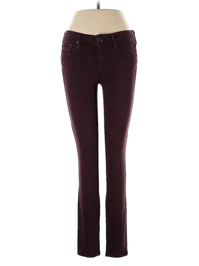 Pre-owned Vince Jeans In Burgundy