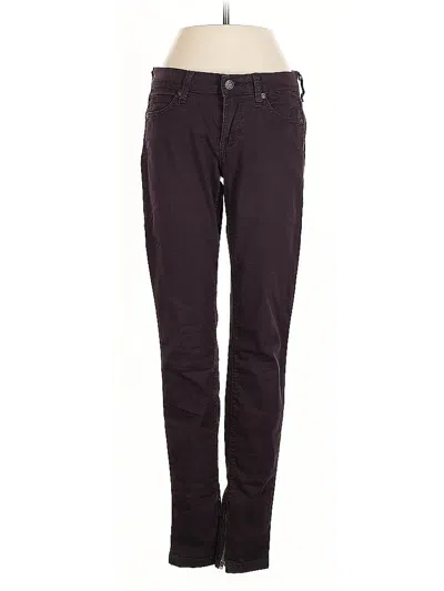 Pre-owned Vince Jeans In Burgundy