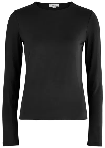 Vince Jersey Top In Black