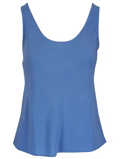 Vince Jersey Top In Blue