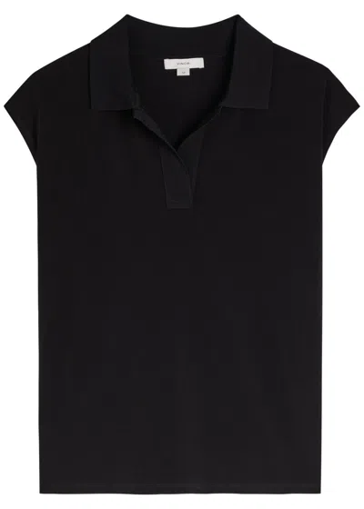 Vince Jersey Top In Black