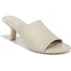 Vince Women's Joan 65mm Leather Open-toe Mules In Moonlight