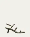 Vince Josie Slingback Sandal In Military Green Leather