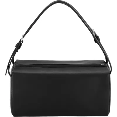 Vince Josie Leather Top Handle Bag In Black