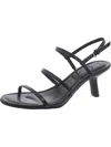 Vince Josie Leather Slingback Sandals In Black