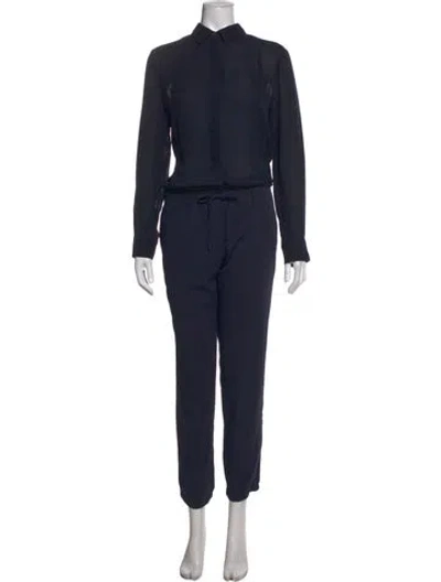 Pre-owned Vince Jumpsuit In Blue