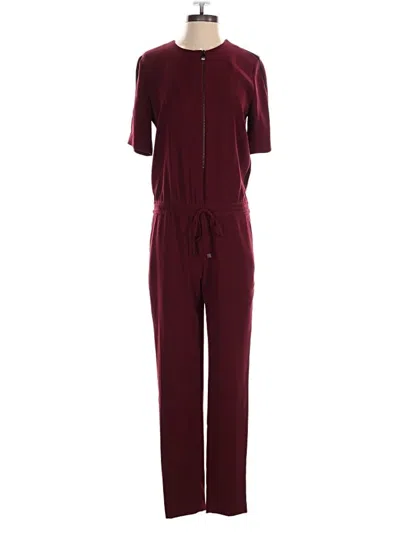 Pre-owned Vince Jumpsuit In Burgundy