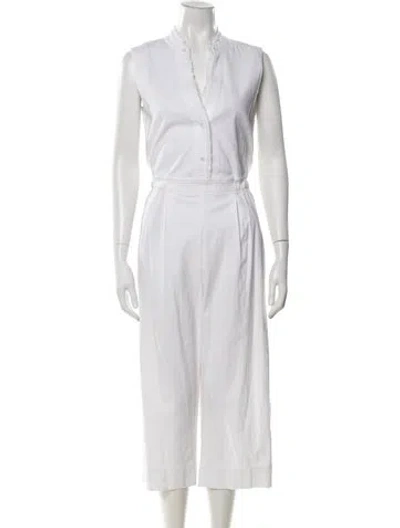 Pre-owned Vince Jumpsuit In White