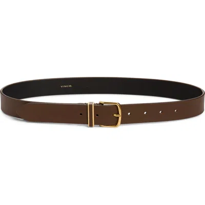 Vince Kaia Leather Belt In Brown