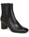 Vince Kellan Leather Ankle Boots In Black