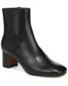 Vince Kellan Leather Ankle Boots In Black