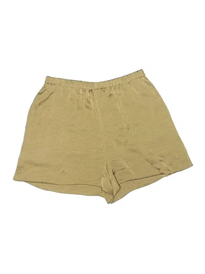 Pre-owned Vince Khaki Shorts In Gold