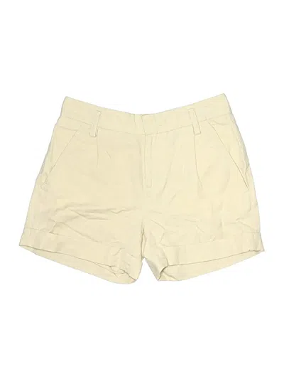 Pre-owned Vince Khaki Shorts In Ivory