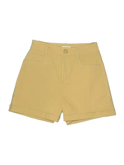Pre-owned Vince Khaki Shorts In Yellow