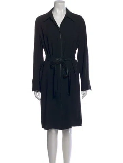 Pre-owned Vince Knee-length Dress In Black