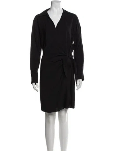 Pre-owned Vince Knee-length Dress In Blue