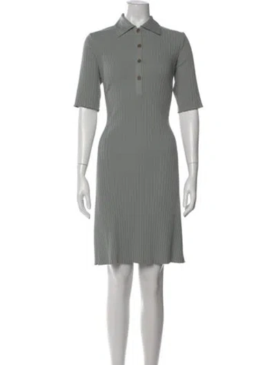 Pre-owned Vince Knee-length Dress In Gray