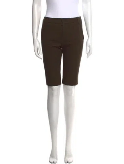 Pre-owned Vince Knee-length Shorts In Green