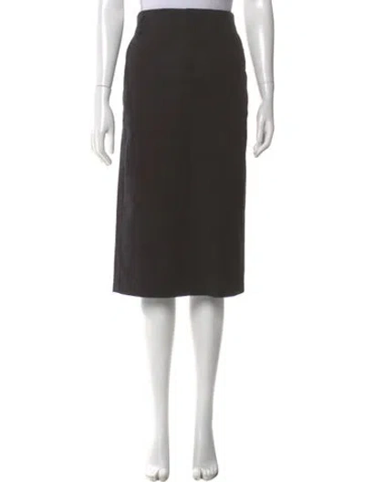 Pre-owned Vince Knee-length Skirt In Black