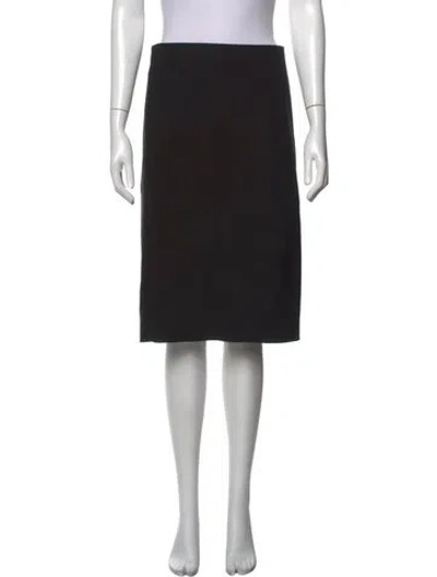 Pre-owned Vince Knee-length Skirt In Black